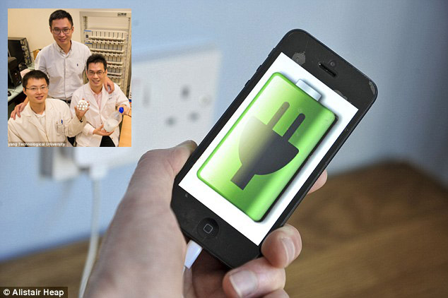 Bateri Lithium-ion Ini Cukup 2 Menit Waktunya `Nge-charge`